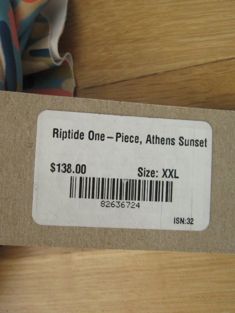 NWT Albion Riptide One-Piece Swim Suit Size XXL Athens Sunset Padded Ruffle - Picture 11 of 11